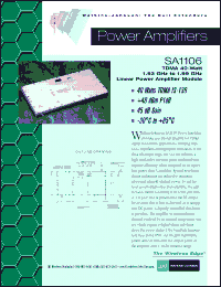 Click here to download SA1106 Datasheet