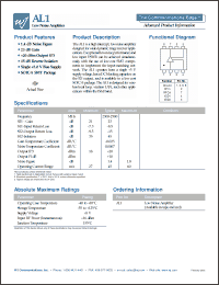 Click here to download AL1 Datasheet
