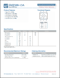 Click here to download SMJ500-13A Datasheet