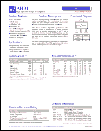 Click here to download AH31 Datasheet