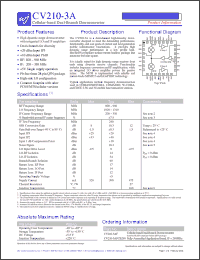 Click here to download CV210-3A Datasheet