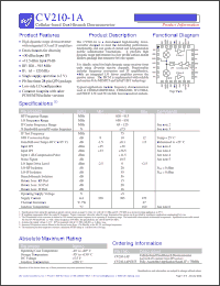 Click here to download CV210-1AF Datasheet
