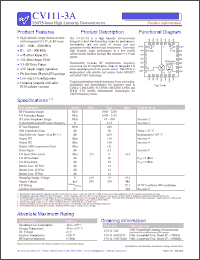 Click here to download CV111-3AF Datasheet