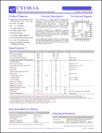 Click here to download CV110-1A Datasheet