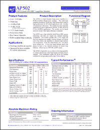 Click here to download AP502 Datasheet
