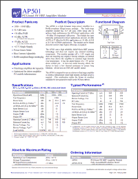 Click here to download AP501 Datasheet