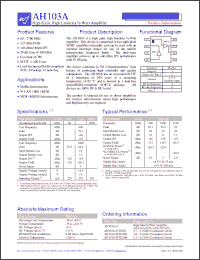 Click here to download AH103A-G Datasheet