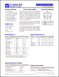 Click here to download AG604-89G Datasheet