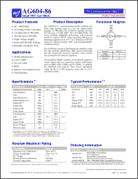 Click here to download AG604-86 Datasheet