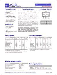 Click here to download AG101-G Datasheet