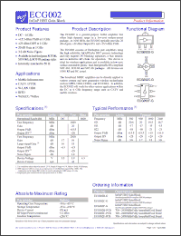 Click here to download ECG002F Datasheet