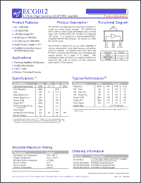 Click here to download ECG012 Datasheet