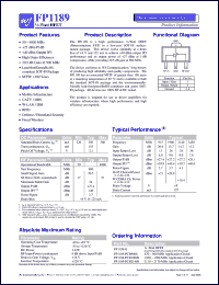 Click here to download FP1189-G Datasheet
