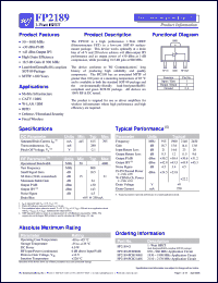 Click here to download FP2189-G Datasheet