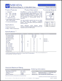 Click here to download MH103A-G Datasheet