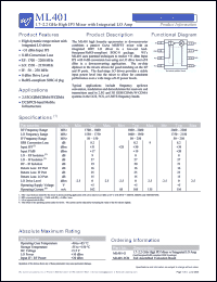 Click here to download ML401 Datasheet