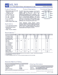 Click here to download ML501 Datasheet