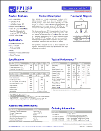 Click here to download FP1189-PCB1900S Datasheet