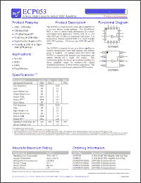 Click here to download ECP053 Datasheet