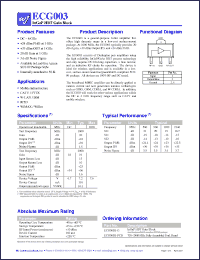 Click here to download ECG003 Datasheet