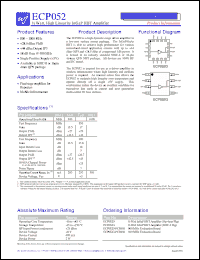 Click here to download ECP052D-PCB900 Datasheet