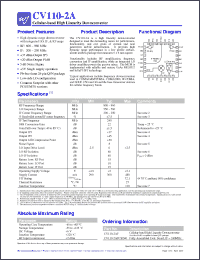 Click here to download CV110-2A_07 Datasheet