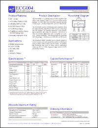 Click here to download ECG004 Datasheet