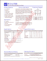 Click here to download WJA1500 Datasheet