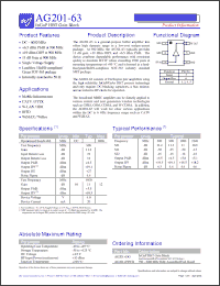 Click here to download AG201-63_06 Datasheet