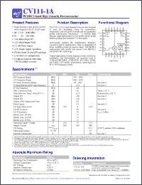 Click here to download CV111-1A_07 Datasheet