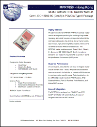Click here to download MPR7050 Datasheet