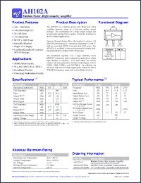Click here to download AH102A-PCB900 Datasheet