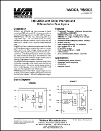 Click here to download WM0832LCP Datasheet