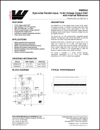 Click here to download WM2633CDT Datasheet