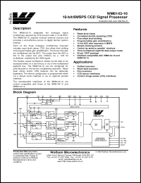 Click here to download WM8143-10CFT/V Datasheet