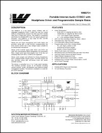 Click here to download XWM8731EDS Datasheet