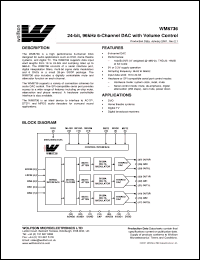 Click here to download WM8736EDS Datasheet