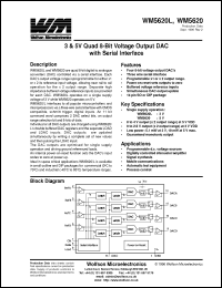 Click here to download WM5620 Datasheet