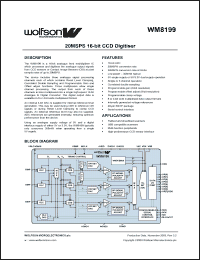 Click here to download WM8199CDR Datasheet