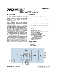 Click here to download WM8602SEDS/V Datasheet