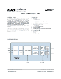 Click here to download WM8727ED/R Datasheet