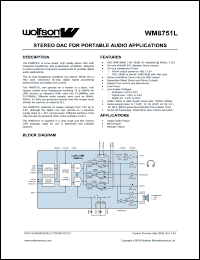 Click here to download WM8751L Datasheet