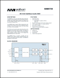 Click here to download WM9709CDS/R Datasheet