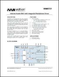 Click here to download WM8721_04 Datasheet