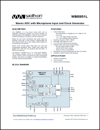 Click here to download WM8951L_07 Datasheet