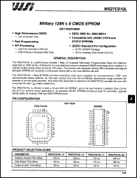 Click here to download WS27C010L90D Datasheet