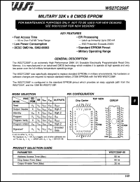 Click here to download WS27C256L12T Datasheet