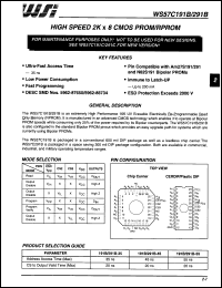 Click here to download WS57C291C55TMB Datasheet