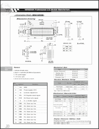 Click here to download WH1602E Datasheet