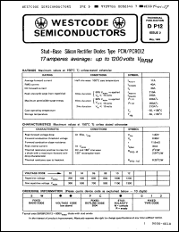 Click here to download SW06PCR012 Datasheet